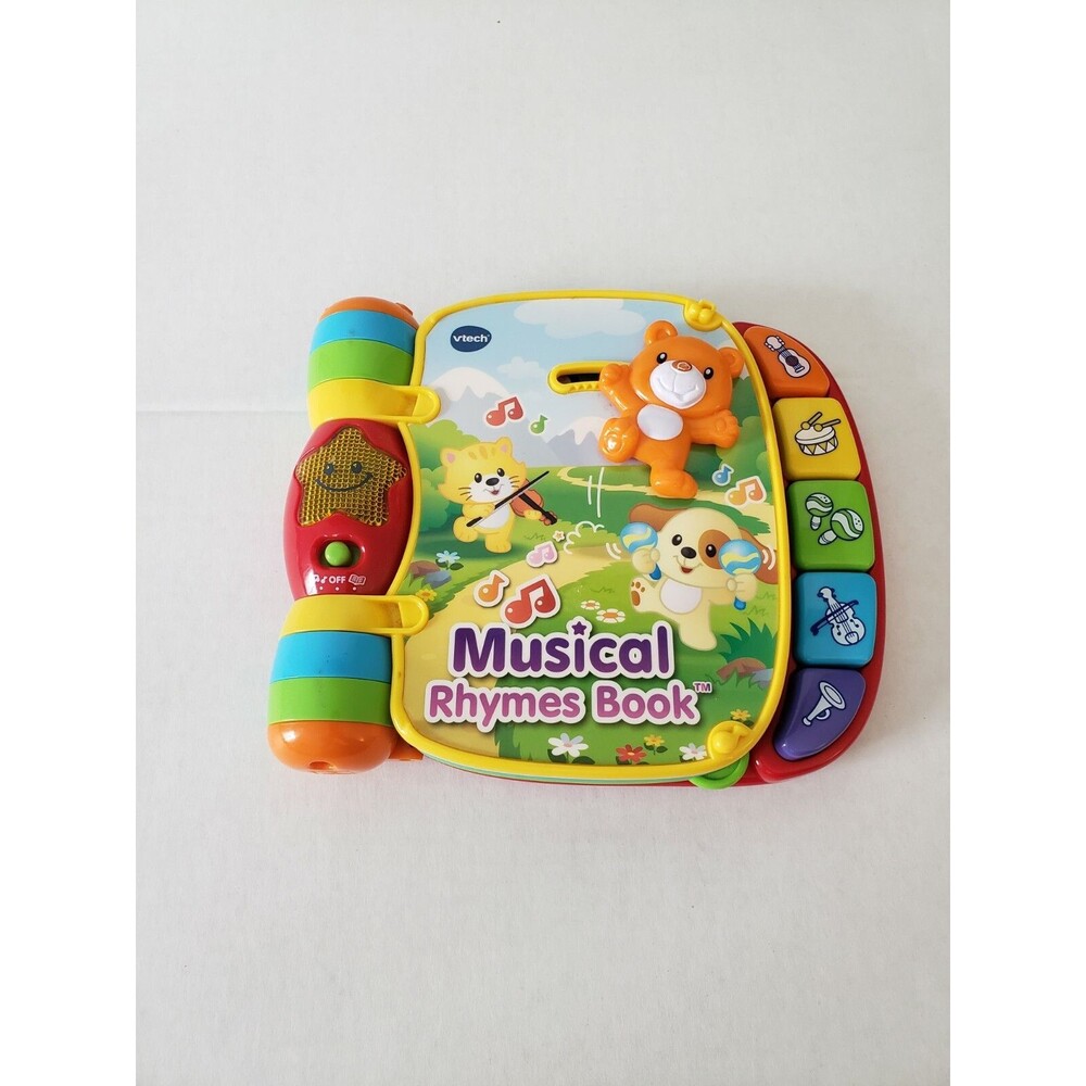 VTech 80166700 Musical Rhymes Educational Book for Babies
